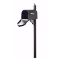 thumbnail image 3 of Outdoor Letter Holder Berkshire Curbside Mailbox with Front Numbers and Albion Mailbox Post, 3 of 6