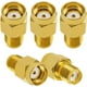 thumbnail image 1 of Adaptador RP-SMA macho a SMA hembra de 5 piezas, convertidor de adaptador coaxial SMA, conector coaxial de adaptador SMA para antena WiFi, FPV, gafas, enrutador, 1 of 5