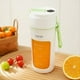 thumbnail image 3 of Licuadora Portátil Eléctrica Multifunción, Extractor de Frutas, Batidora de 6 Cuchillas, 1200 MAh, Color Naranja., 3 of 5
