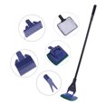 thumbnail image 1 of Clearance Sale Practical 5 In 1 Glass Fish Tank Aquarium Glass Brush Fish Net Long Handle Cleaner Gravel Rake Algae Scraper Cleaning Tool,SOOSI, 1 of 7