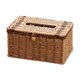 thumbnail image 1 of Organizador de caja de pañuelos con tapa y cuentas rectangulares, tejido decorativo bohemio Estilo C, 1 of 9