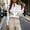 White, variant on Womens Buttton Down Shirts Long Sleeve V Neck Business Tunic Blouses Work Dress Shirt Elegant Trendy Tops, L