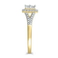 thumbnail image 3 of 1/2 Carat T.W. (I2 clarity, H-I color) Brilliance Fine Jewelry Diamond Quad Engagement Ring in 10kt Yellow Gold, Size 6, 3 of 5