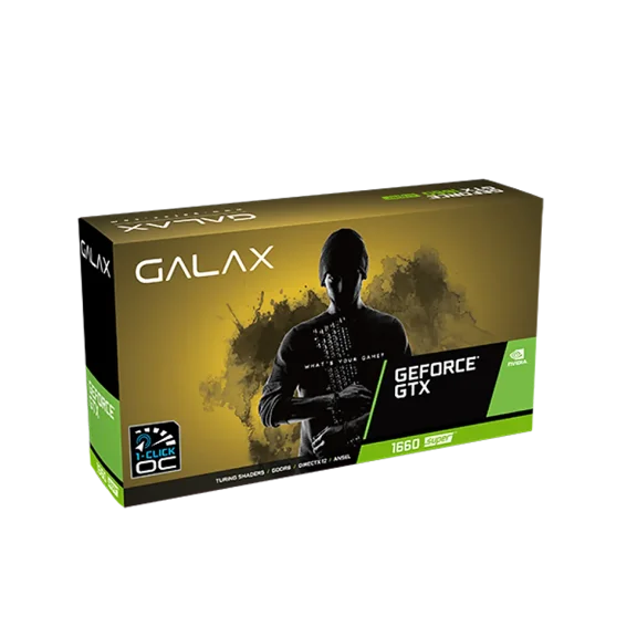 GALAX GTX 1660 Super (1-Click OC) 6GB GDDR6 192-bit DP/HDMI/DVI-D