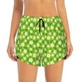 thumbnail image 2 of Goofa Daisies Flowers Printed Women 2 in 1 Running Shorts,Quick Dry Athletic Workout Shorts,High Waisted Athletic Shorts with Liner Pockets-Medium, 2 of 9