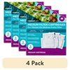 (4 pack) Vibrant Life Medium Filter Cartridge for Freshwater and Saltwater 5- to 10-Gallon Aquariums, 3 Count