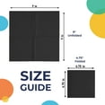 thumbnail image 5 of Crown Display Black Cocktail Napkins - 100 Count, 5 of 9