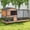 Orange, variant on Aivituvin Rabbit Playpen, 48" Indoor Small Animal Exercise Pen with Waterproof Mat & Door, Metal C&C Cage for Rabbits, Guinea Pigs, Hedgehogs & Chinchillas