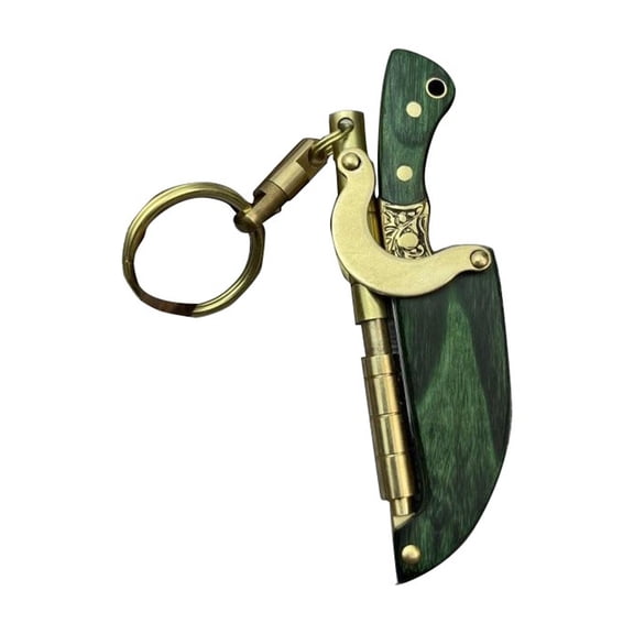 Green Ebony Handle Knife Outdoor Camping Fishing Knife Household Regulus Hummingbird Fruit Knife Green Multifunctional Compact Portable Stainless Steel Blade With Sheath For Home Use Campi