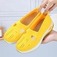 thumbnail image 5 of NOKIO Orthopedic Slip-On Walking Shoes for Women Breathable Woven Sneakers Soft Foam Arch Support Comfort Fit Casual All-Day Wear Footwear, 5 of 7