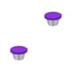 thumbnail image 3 of Naiovety Contenedor de aderezo para ensaladas confiable, taza de condimentos conveniente para viaje, contenedor de salsa a prueba de fugas 100 Púrpura 2Conjunto, 3 of 6