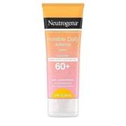 Neutrogena Invisible Daily Defense Sunscreen Lotion, Broad Spectrum SPF 60+, Oxybenzone-Free & Water-Resistant, Sun or Environmental Aggressor Protection, Antioxidant Complex, 3 Fl Oz