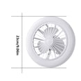 thumbnail image 4 of ICQOVD Personal Cooling Fan Ceiling Fan with Light Enclosed Low Profile Fan Light with Remote Control with Misting Cooling, 4 of 9