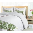 thumbnail image 5 of Ambesonne Antlers Duvet Cover Sets, Garden Deer Celebration, 2-Queen, Green Brown White, 5 of 7