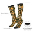 thumbnail image 4 of Pofeuu Autumn Harvest Pumpkin Basket Print Stockings, Adult Running Hiking Socks for Youth and Adult, 4 of 6