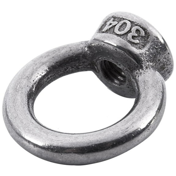 12Pcs Stainless Steel Raw Style Shield Anchor Eye Bolts M6 x 82mm,Silver