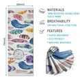 thumbnail image 2 of Watercolor Feather and Dreamcatcher Pattern Hot Yoga Mat Towel Non Slip for Hot Yoga - Quick-Drying Yoga Mat Cover with 4 Corner Pockets with Travel Bag - Hot Yoga Towel Non Slip 70"x26", 2 of 6