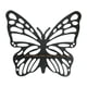 thumbnail image 2 of Decoración de pared con mariposas Decoración de pared de madera con mariposas Decoración de pared con estantes de almacenamiento para patio Decoración 30 cm x 26 cm, 2 of 9
