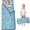 Pioneer Flower Floral Print Pattern, variant on Pioneer Flower Floral Print Pattern Teens Toddler Nap Mat with Pillow, Sleeping Mat Bag for Preschool Daycare 59"x22"