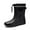 Black, variant on AUXDIQ Wellington Boots Men Mid-calf Wellies Waterproof Rain Boots Outdoor Garden Shoes