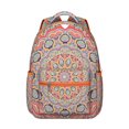 thumbnail image 1 of Sacred Symbolic Mandala Students Backpack Fashion Backpack with Vintage Traditional Mandala and Abstract Ornamental Pattern, Comfortable and Durable for School, 1 of 5