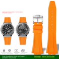 thumbnail image 3 of Correa de reloj GA-2100 para Casio GBM-2100/GM-2100/GA-B2100, correa de reloj de goma saliente de liberación rápida, pulsera de 16 mm, 3 of 5