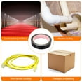 thumbnail image 7 of Uxcell 2 Rolls Wire Harness Cloth Tape 0.79"x66ft(20mmx20m) 0.2mm Thick Fabric High Adhesive Tearable Heat Resistant Tapes for Carpet Seaming Auto Cable Fixed, Black, 7 of 7