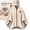 Beige, variant on Wearable Heated Shawl Wraps for Women, 2027 New USB Blanket Shawl with Zipper, 3 Heat Settings, Soft Fleece Lining, Washable Heated Poncho for Home, Office, Travel and Winter Gift