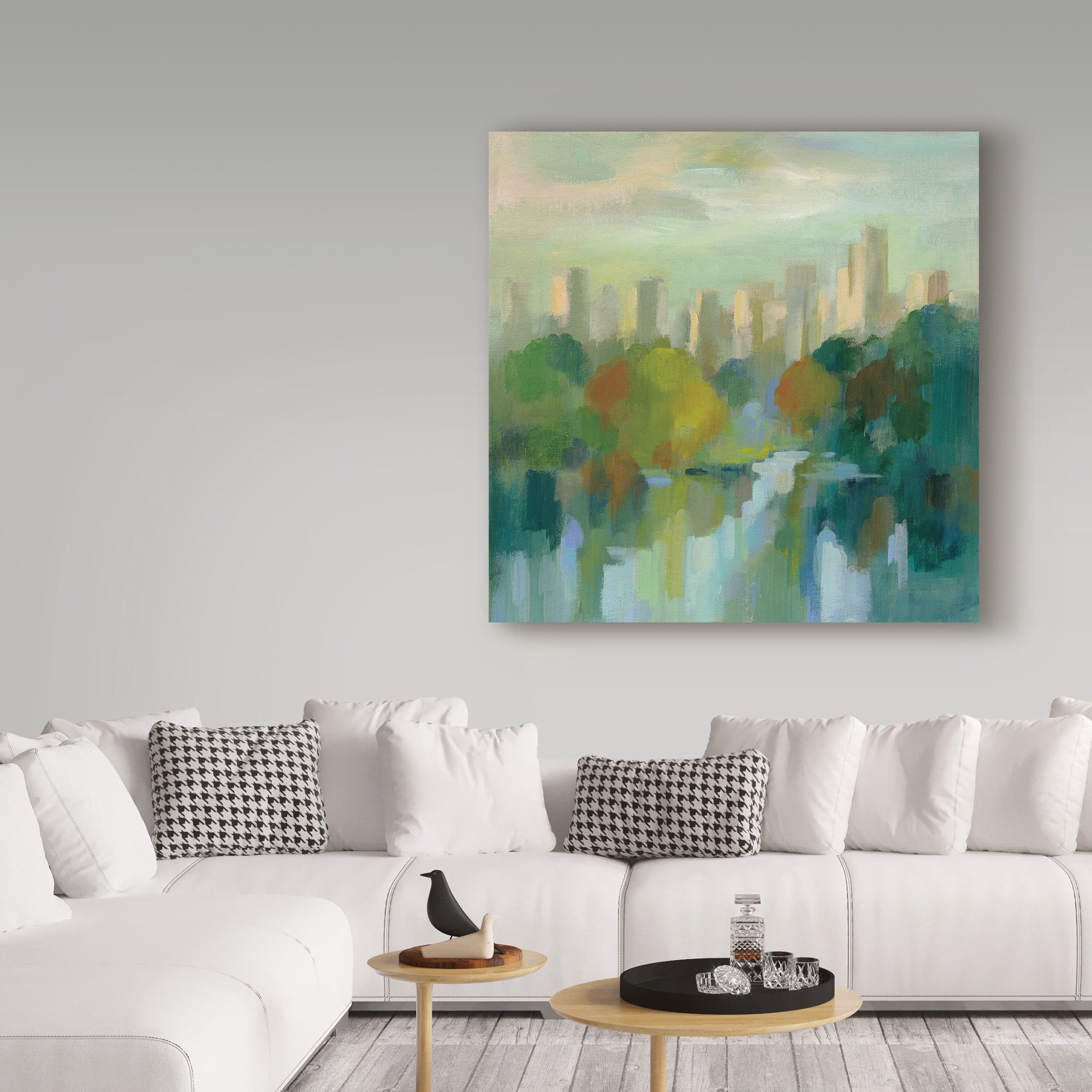 Trademark Fine Art 'Manhattan Sketches IV' Canvas Art by Silvia Vassileva
