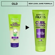 Garnier Fructis Style Curl Scrunch Controlling Hair Gel for Curly Hair, 6.8 fl. oz.