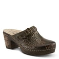 thumbnail image 3 of Spring Step L'Artiste Calliroe Open-Back Clogs | Hand-Painted Leather Slip-On with Floral Details, 3 of 9