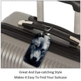 thumbnail image 3 of Square 2Pack PU Leather Wolf Cruise Luggage Tag with Privacy Cover and Name ID Tag for Travel Handbags Backpacks Luggage Tags, 3 of 6