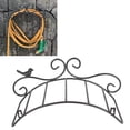 thumbnail image 4 of Soporte De Manguera De Jardín, Almacenamiento Decorativo De Tubería De Agua Negra Elegante Para El Baño, 4 of 7