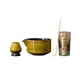 thumbnail image 4 of Juego de té japonés Matcha, accesorio japonés para de Matcha y cuchara Matcha, utensilios para hacer té, juego de tazón y batidor Matcha Amarillo, 4 of 9