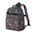 thumbnail image 2 of Country Rustic Floral School Backpack with Adjustable Straps, 2 of 6