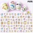 thumbnail image 1 of Swan Ultra-thin Back Glue Cartoon Fire Decoration Flamingo Nail Stickers, 1 of 3