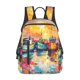 thumbnail image 1 of Fotbe Colorful Fishing Boats Mochila Ligera para Hombres y Mujeres - Duradera y Resistente al Agua, Ideal para Escuela, Trabajo, Viajes y Uso Diario, 1 of 7