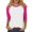 Hot Pink, variant on kaondbfi Summer Tops for Women Women's Crew Neck 3/4 Sleeve Printed T Shirt Casual Top Womens Essentials Fashion Clothing
