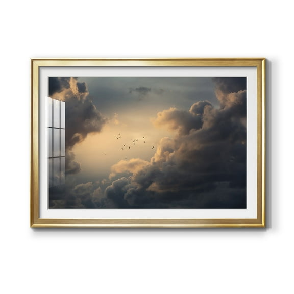 Soaring High Above Premium Framed Print - Ready to Hang
