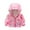 Dark Pink, variant on 2025 Toddler Baby Boys Girls Cartoon Pattern Cute Zipper Pocket Windproof Jacket Coat