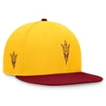 thumbnail image 3 of Men's Top of the World Gold/Maroon Arizona State Sun Devils Rally Two-Tone Fitted Hat, 3 of 4