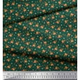 thumbnail image 2 of Soimoi Poly Georgette Fabric Leaves, & Rose Floral Print Sewing Fabric Yard 42 Inch Wide, 2 of 3