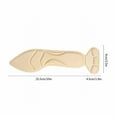 ZAROYEAX Shoe Inserts Women High Heel Shoe Cushion Breathable 5D Sponge