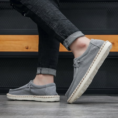 

NECHOLOGY Casual Mens Shoes Men Sneaker Men Running Shoes Fashion Breathable Mesh Soft Sole Casual Comfort Shoes Men Grey 9.5