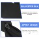 thumbnail image 4 of KAKOWELY Corbata formal con cremallera para hombre Corbata clásica a rayas Corbata con cremallera para boda, 4 of 5