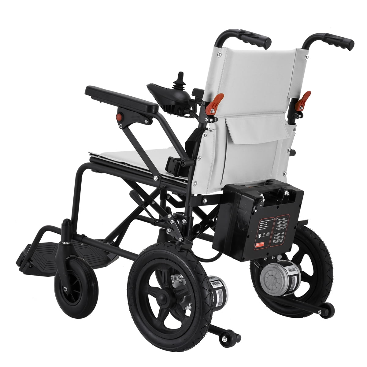 Lightweight Foldable Electric Wheelchair for Seniors, 500W Motor Power, 12 mi Cruise Range