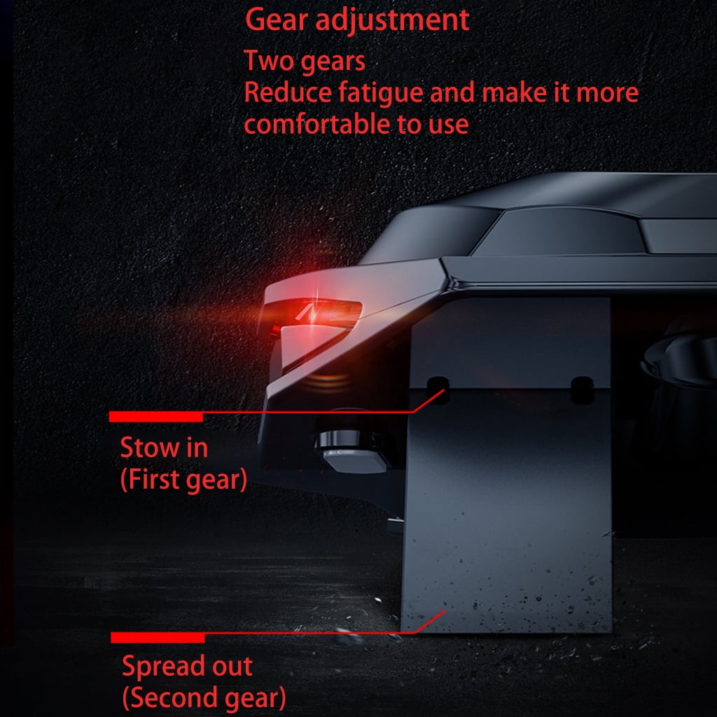 CIYISON New RGB Gaming Laptop Cooler Adjustable Notebook stand 3000 RPM Powerful Air Flow Cooling Pad For 12-17 inch Laptop