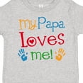 thumbnail image 4 of Inktastic My Papa Loves Me Boys or Girls Toddler T-Shirt, 4 of 5