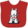 thumbnail image 3 of Inktastic Canada Day Westie Boys or Girls Baby Bib, 3 of 4