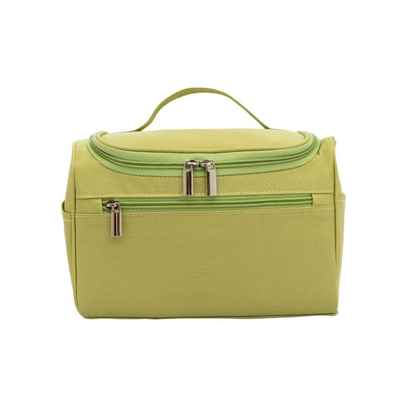 MERILER Portable Large Capacity Toiletry Bag - Multi-Layer Waterproof & Wear-Resistant Oxford Cloth Makeup Organizer with Comfortable Hand Grip for Travel, Business & Leisure